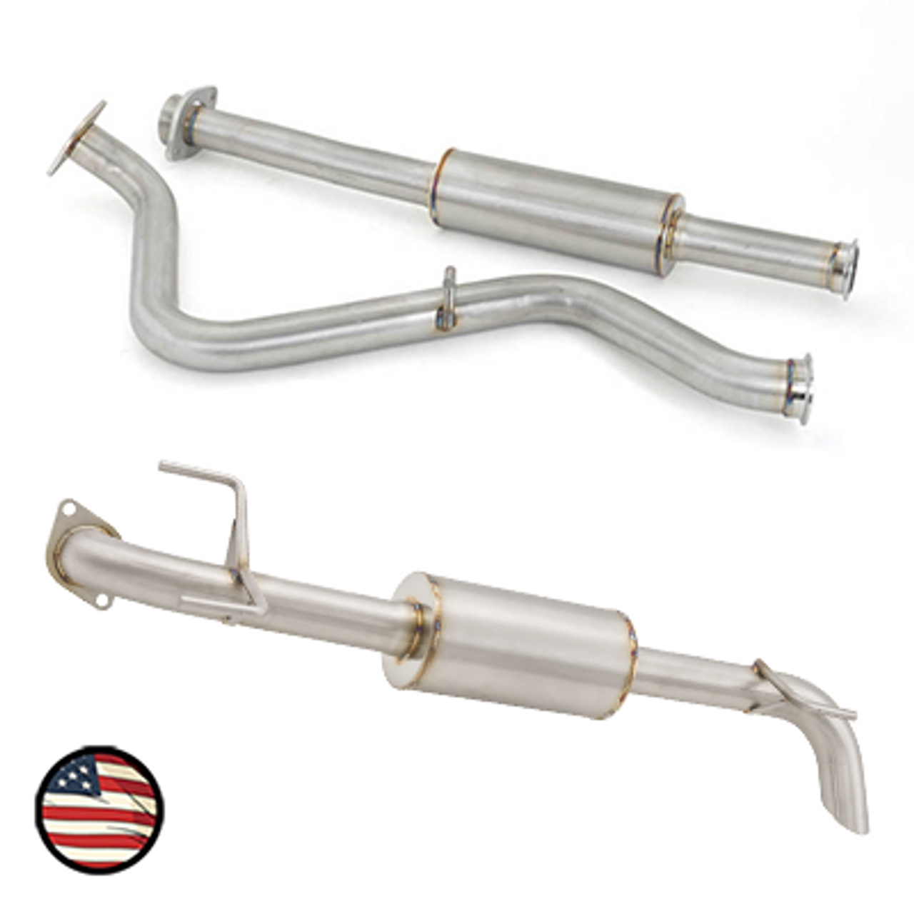 Nameless Catback Exhaust - Turndown - Executive 5" Muffler - 2012-2016 Impreza Wagon/2013-2017 Crosstrek