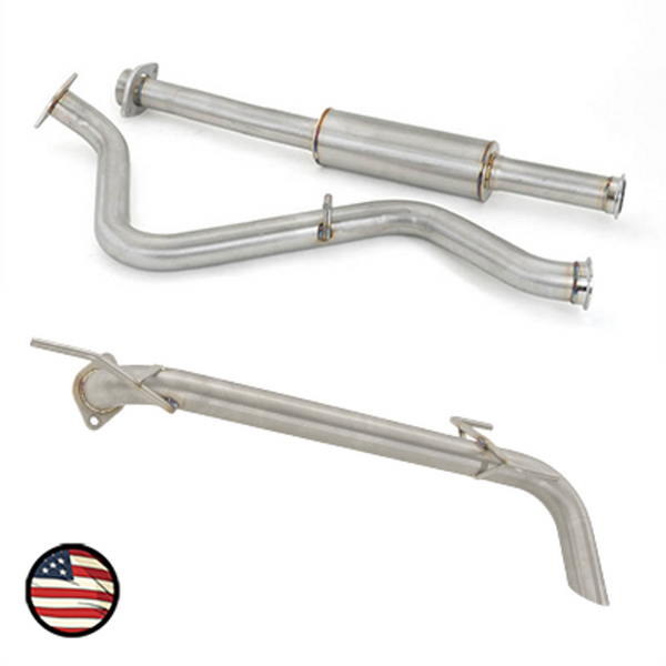 Nameless Catback Exhaust - Muffler Delete - Turndown - 2012-2016 Impreza Wagon, 2013-2017 Crosstrek