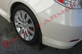 RALLY ARMOR UR MUDFLAPS - BLACK/GREY LOGO - 08-11 IMPREZA, 08-10 WRX