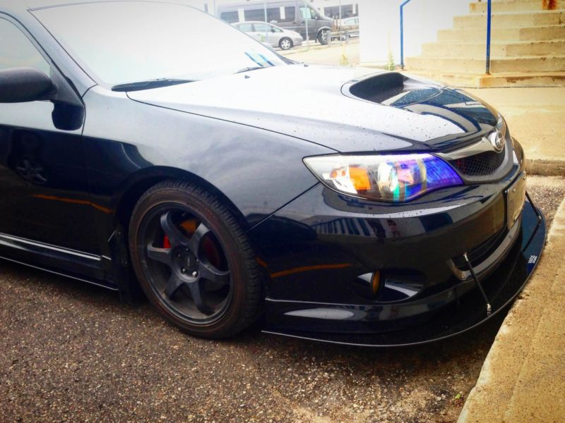 Ventus Autoworks 2PC Front Splitter - 2008-2010 Subaru WRX Sedan/Hatchback