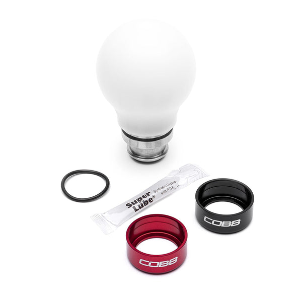 Cobb 5-Speed Short Weighted Knob - White