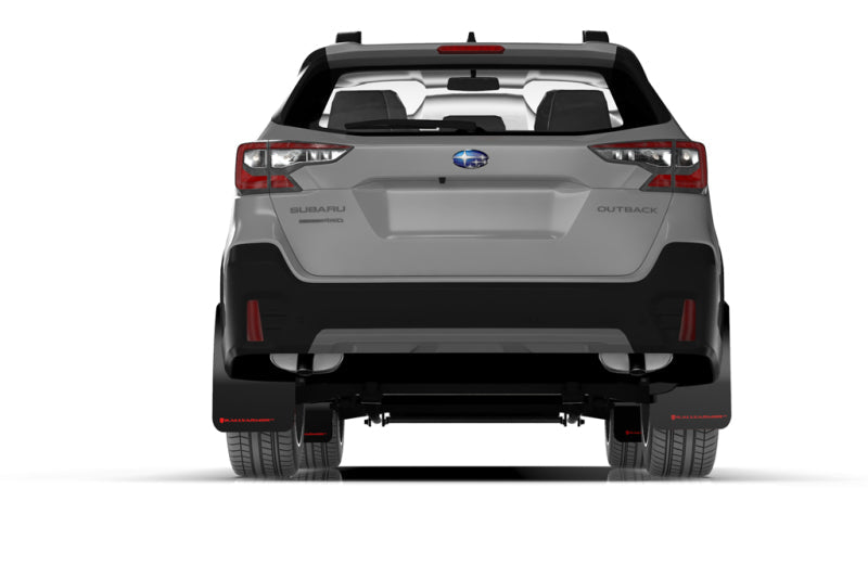 Rally Armor UR Black Mud Flap w/ Grey Logo  - 2020-2025 Subaru Outback