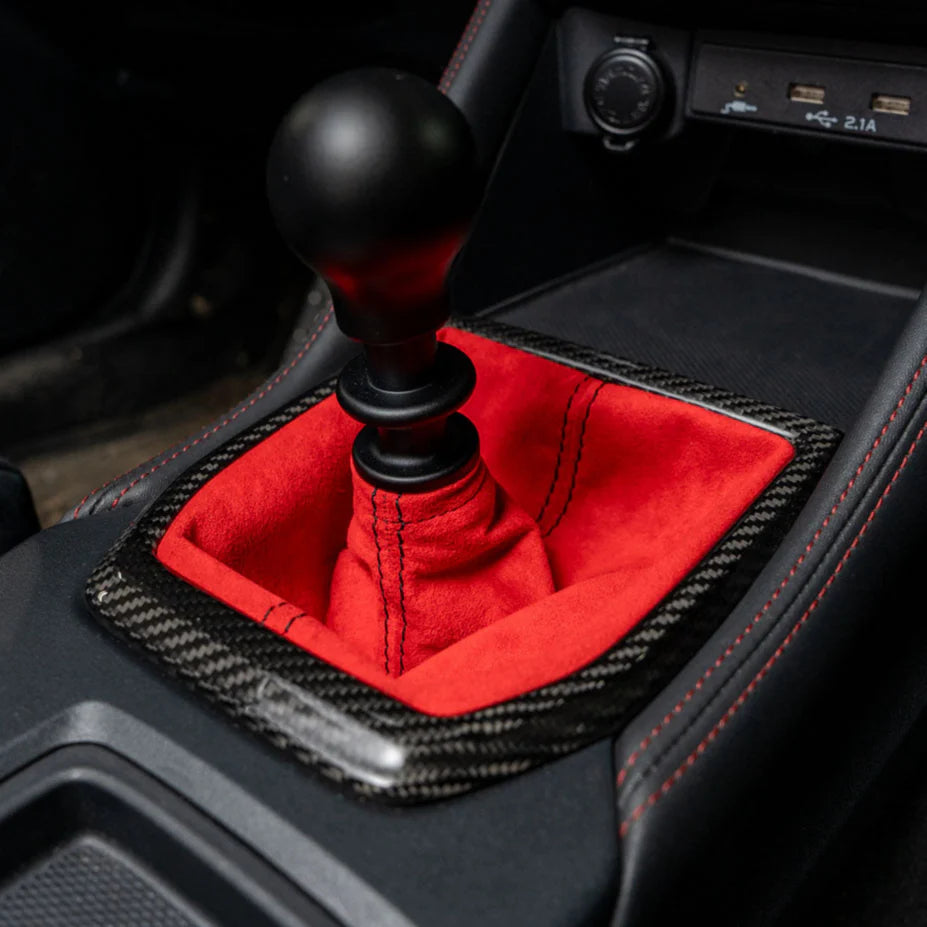 Billetworkz Premium Alcantara Shift Boot – Subaru BRZ/Toyota GR86 2022+ (Automatic)