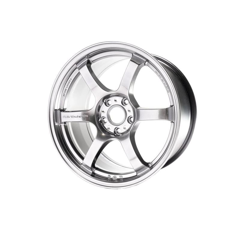 Gram Lights 57DR 18x9.5 +38 5x114.3 Grace Silver Wheel