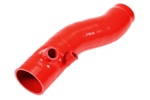 Perrin Red 3in Turbo Inlet Hose w/ Nozzle - 2022+ WRX