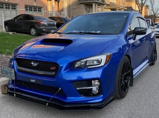 Ventus Autoworks Lip Version 2PC Front Splitter - 2018-2021 Subaru WRX