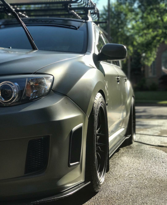 Ventus Autoworks 2PC Side Splitters - 2011-2014 Subaru WRX/STI