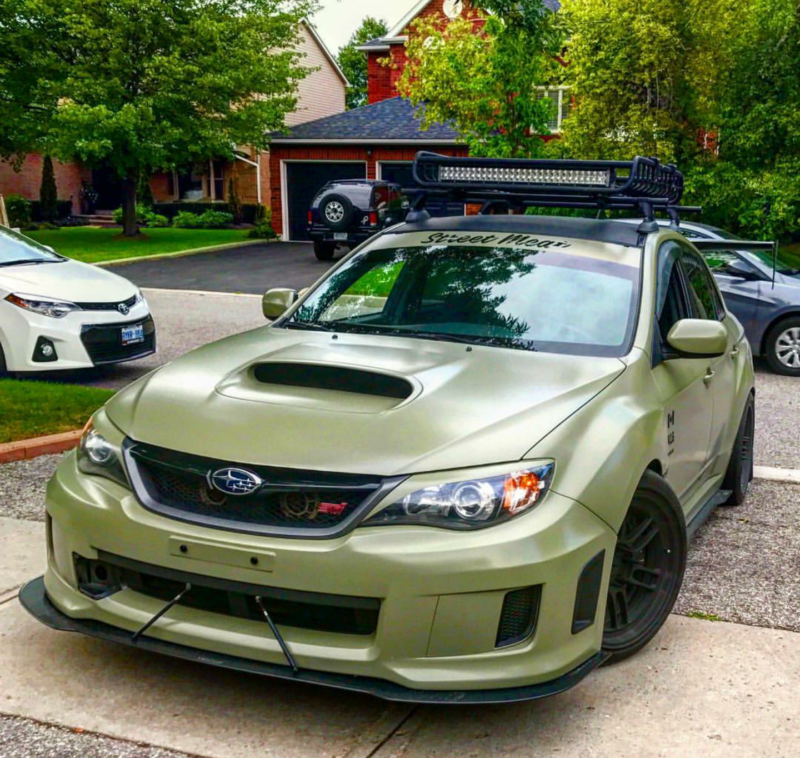 Ventus Autoworks 2PC Front Splitter - 2011-2014 Subaru WRX/STI