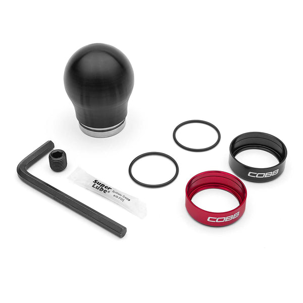 COBB SHORT WEIGHTED KNOB - BLACK - SUBARU BRZ, SCION FR-S, TOYOTA GT-86/GR86 2013-2021, 2022+