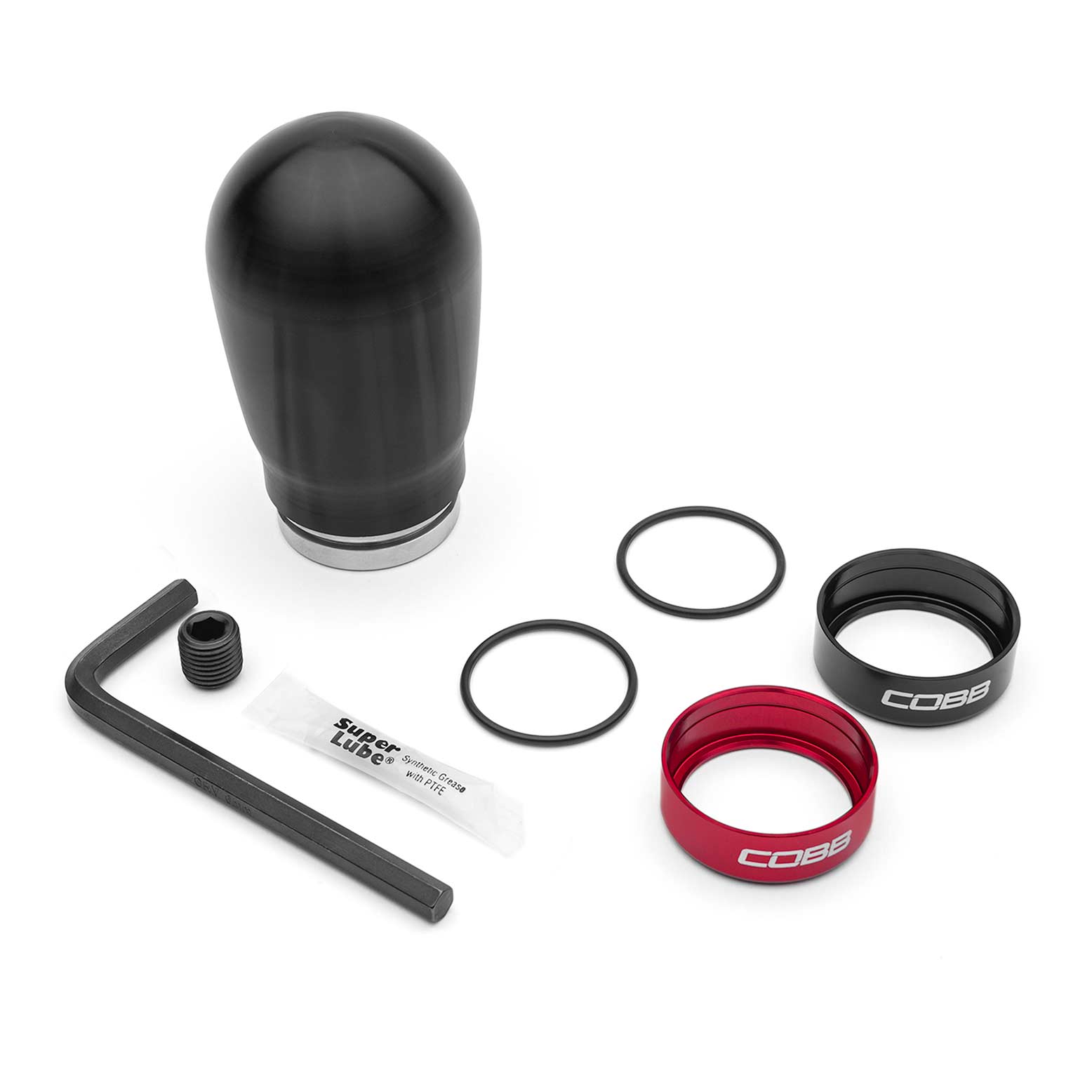 COBB TALL WEIGHTED KNOB - BLACK - SUBARU BRZ, SCION FR-S, TOYOTA GT-86/GR86 2013-2021, 2022+