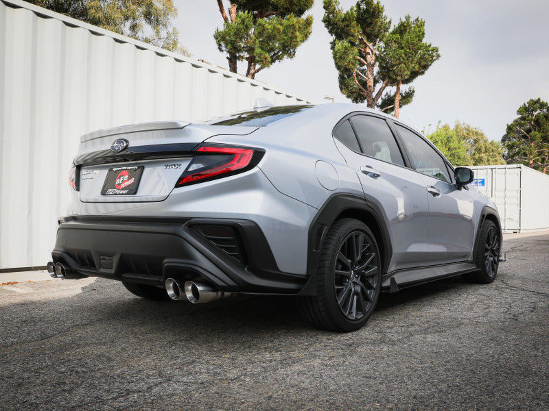 aFe POWER Takeda 3in to 2-1/2in 304 SS Cat-Back Exhaust w/ Polished Tips - 22-23 Subaru WRX