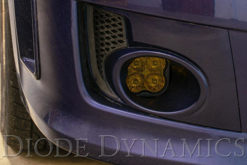 Diode Dynamics SS3 Max Type X LED Fog Light Kit - Yellow with Amber Backlight - 2011-2014 WRX, 2011-2014 STI, 2008-2009 Legacy