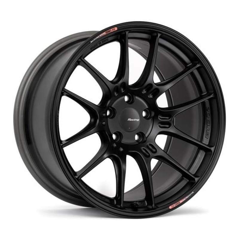 Enkei GTC02 19x8.0 +45 5x100 Matte Black Wheel