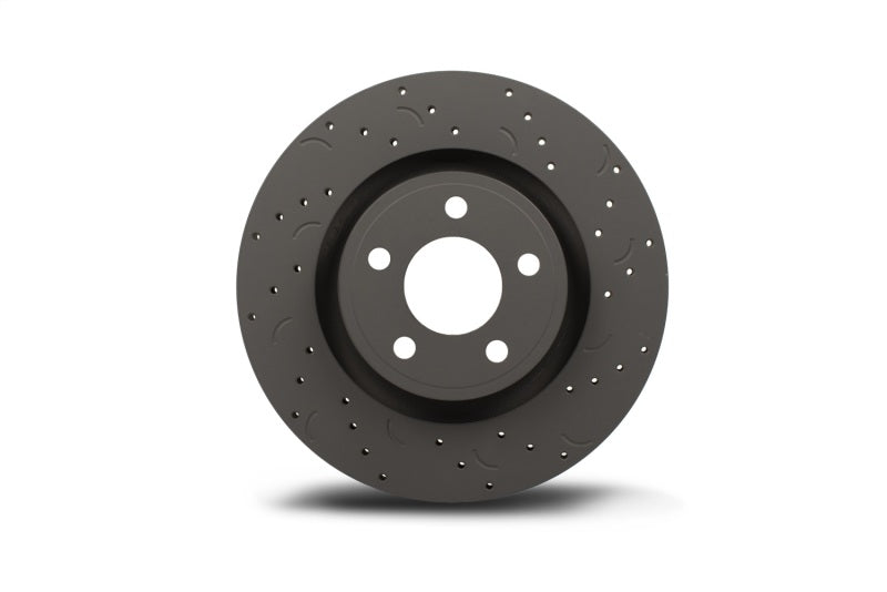 Hawk Talon Cross Drilled and Slotted Front Rotor Pair - STI 2005-2017