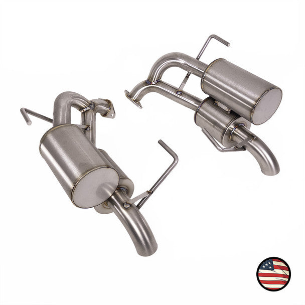 Nameless Axleback Exhaust - Dual Chamber - 2015-2019 Subaru Outback 3.6R
