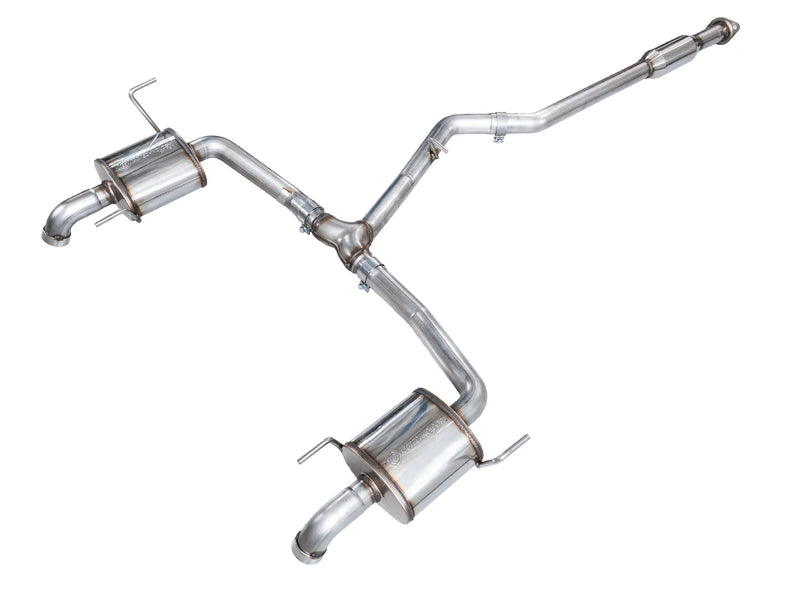 AWE 0FG Edition Catback Exhaust w/ Dual BashGuards - 2020-2025 Outback XT, 2022-2025 Outback Wilderness