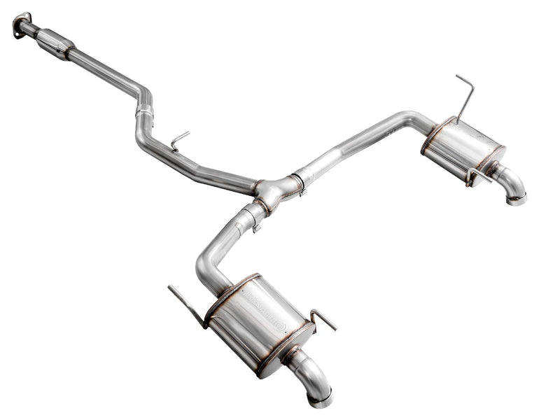 AWE 0FG Edition Catback Exhaust w/ Dual BashGuards - 2020-2025 Outback XT, 2022-2025 Outback Wilderness