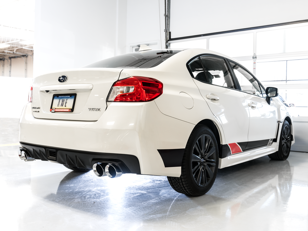 AWE Touring Edition Catback Exhaust w/ Chrome Silver Tips - 2015-2021 WRX