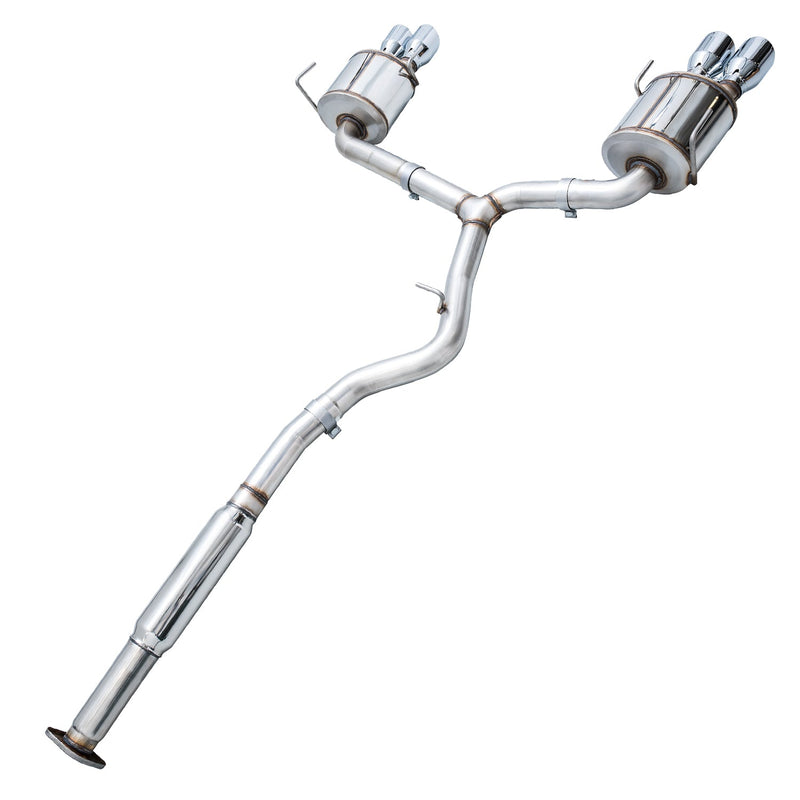 AWE Touring Edition Catback Exhaust w/ Chrome Silver Tips - 2011-2021 STI Sedan