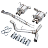 AWE Touring Edition Catback Exhaust w/ Chrome Silver Tips - 2011-2021 STI Sedan