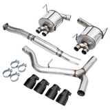 AWE Touring Edition Catback Exhaust w/ Diamond Black Tips - 2011-2021 STI Sedan