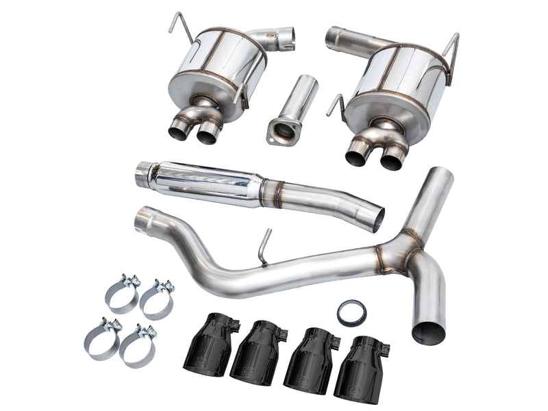 AWE Touring Edition Catback Exhaust w/ Diamond Black Tips - 2022+ WRX