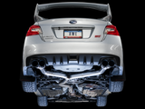 AWE Track Edition Catback Exhaust w/ Chrome Silver Tips - 2011-2021 WRX Sedan , 2011-2021 STI Sedan