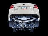 AWE Track Edition Catback Exhaust w/ Chrome Silver Tips - 2011-2021 WRX Sedan , 2011-2021 STI Sedan