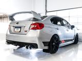 AWE Track Edition Catback Exhaust w/ Chrome Silver Tips - 2011-2021 WRX Sedan , 2011-2021 STI Sedan