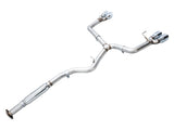 AWE Track Edition Catback Exhaust w/ Chrome Silver Tips - 2022+ WRX