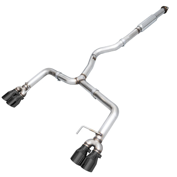 AWE Track Edition Catback Exhaust w/ Diamond Black Tips - 2011-2021 WRX Sedan / 2011-2021 STI Sedan