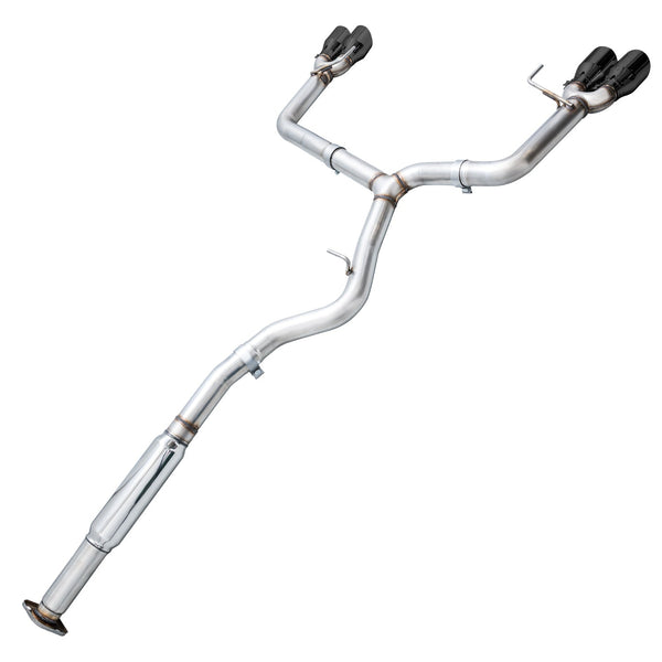 AWE Track Edition Catback Exhaust w/ Diamond Black Tips - 2011-2021 WRX Sedan / 2011-2021 STI Sedan