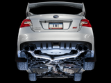 AWE Track Edition Catback Exhaust w/ Diamond Black Tips - 2011-2021 WRX Sedan / 2011-2021 STI Sedan