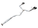 AWE Tuning Track Edition Exhaust - Diamond Black Tips - 2022+ WRX