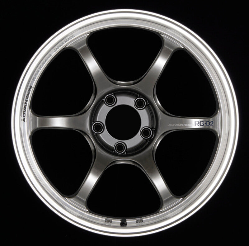Advan RG-D2 18x9.5 +40mm 5x100 Machining & Racing Hyper Black Wheel