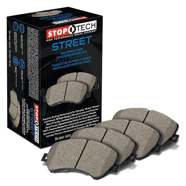 STOPTECH STREET PERFORMANCE BRAKE PADS - REAR - 04-17 STI, 17-21 BRZ w/ Brembos, 2022+ BRZ w/ Brembos