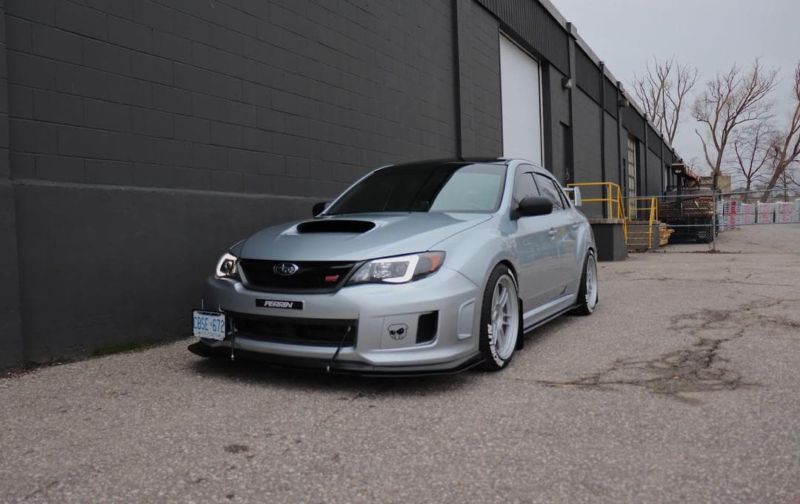 Ventus Autoworks Bayson R Lip 2PC Front Splitter  2011-2014 Subaru WRX