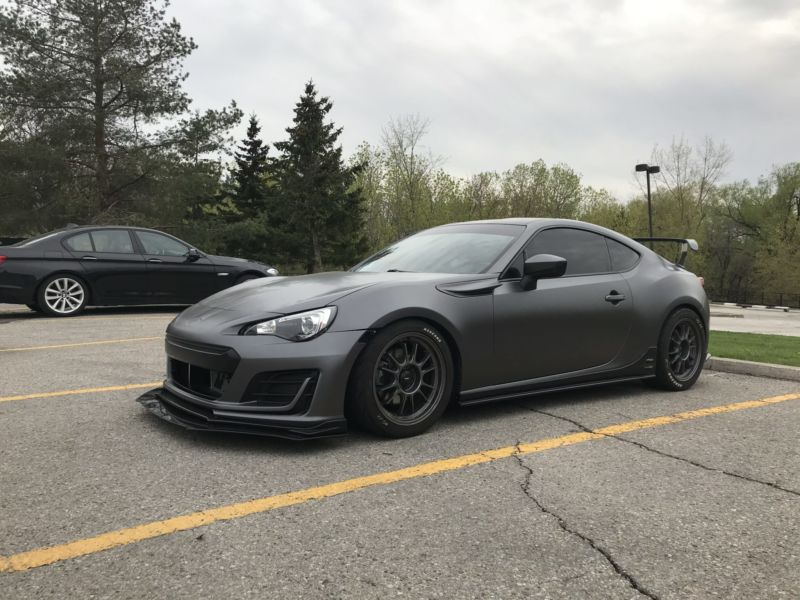 Ventus Autoworks STI Lip 2PC Front Splitter - 2017-2021 Subaru BRZ