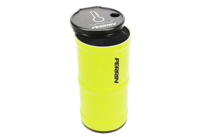 Perrin Coolant Overflow Tank - Neon Yellow - 13-21 BRZ, 2022+ BRZ, 04-21 STI, 02-21 WRX, 2022+ WRX
