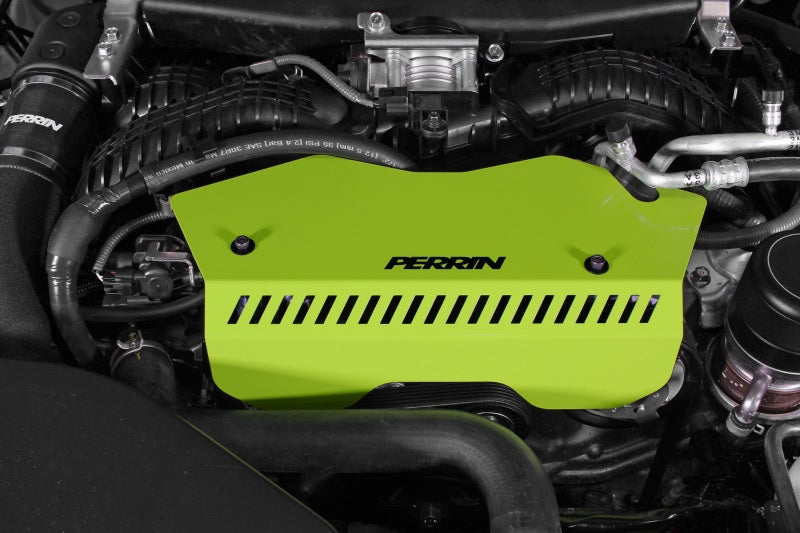 Perrin Pulley Cover - Neon Yellow - 2022+ WRX