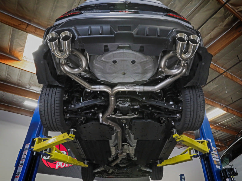 aFe POWER Takeda 3in to 2-1/2in 304 SS Cat-Back Exhaust w/ Polished Tips - 22-23 Subaru WRX
