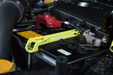 GRIMMSPEED LIGHTWEIGHT BATTERY TIEDOWN - UNIVERSAL SUBARU - NEON YELLOW