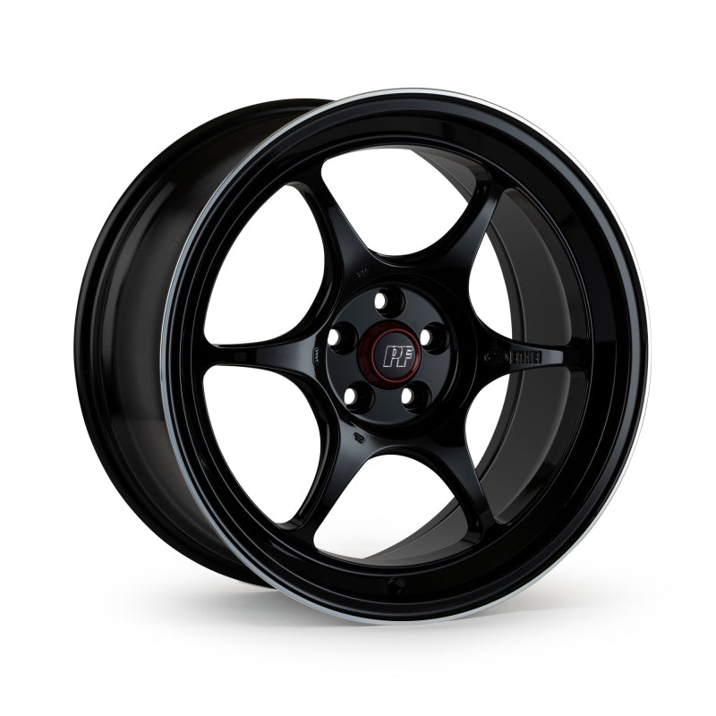 Enkei PF06 19x8.0 +45 5x114.3 Black Machined Wheel