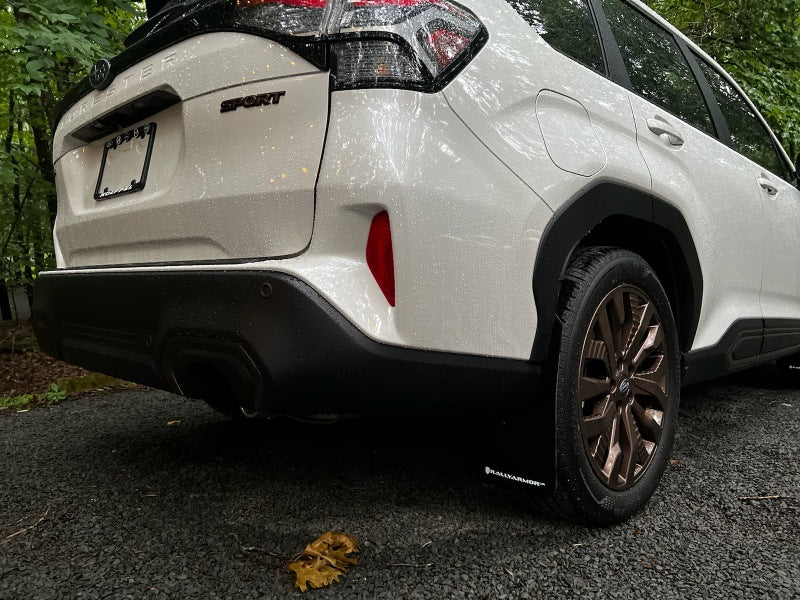 Rally Armor Black UR Mud Flap w/Metallic Black Logo - 2025+ FORESTER