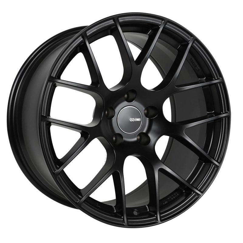 Enkei RAIJIN 19x8.0 +40 5x114.3 Matte Black Wheel