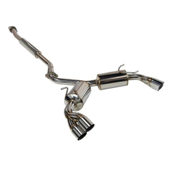REMARK Sports Touring CatBack Exhaust - Polished Stainless Tip - 2022+ BRZ
