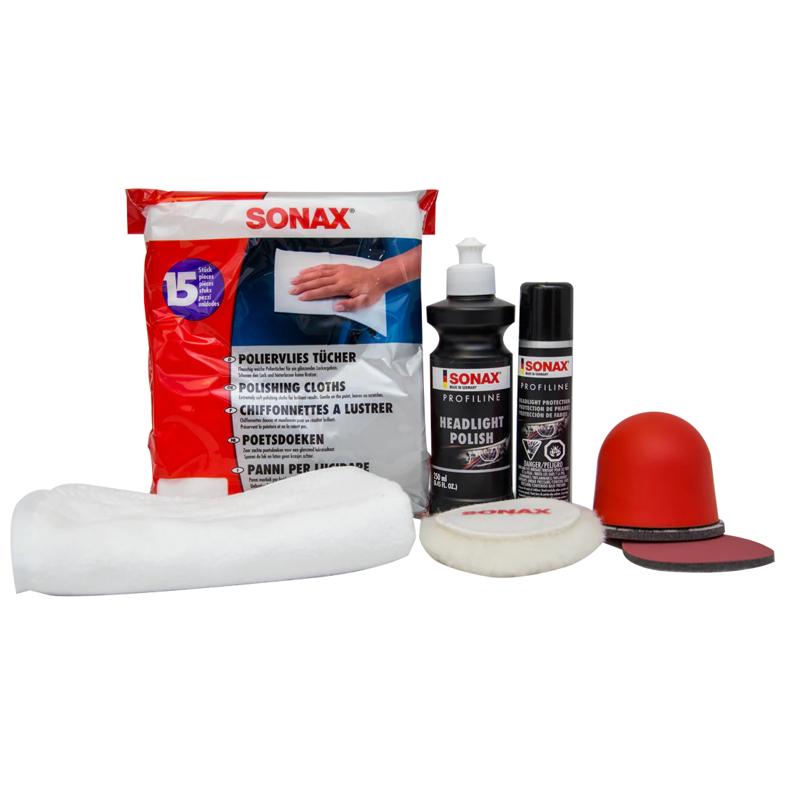 SONAX Profiline Headlight Restoration Set