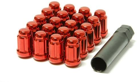 Wheel Mate Muteki Closed End Lug Nuts - Red 12x1.25