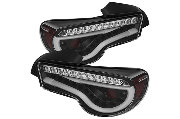 Spyder Light Bar LED Tail Lights (Black) - 13-21 BRZ