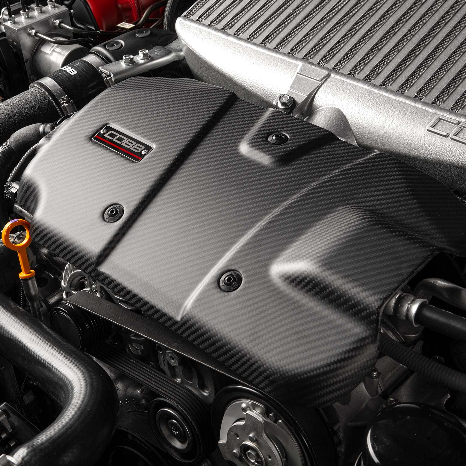 COBB Redline Matte Carbon Fiber Engine Cover - 2022+ WRX